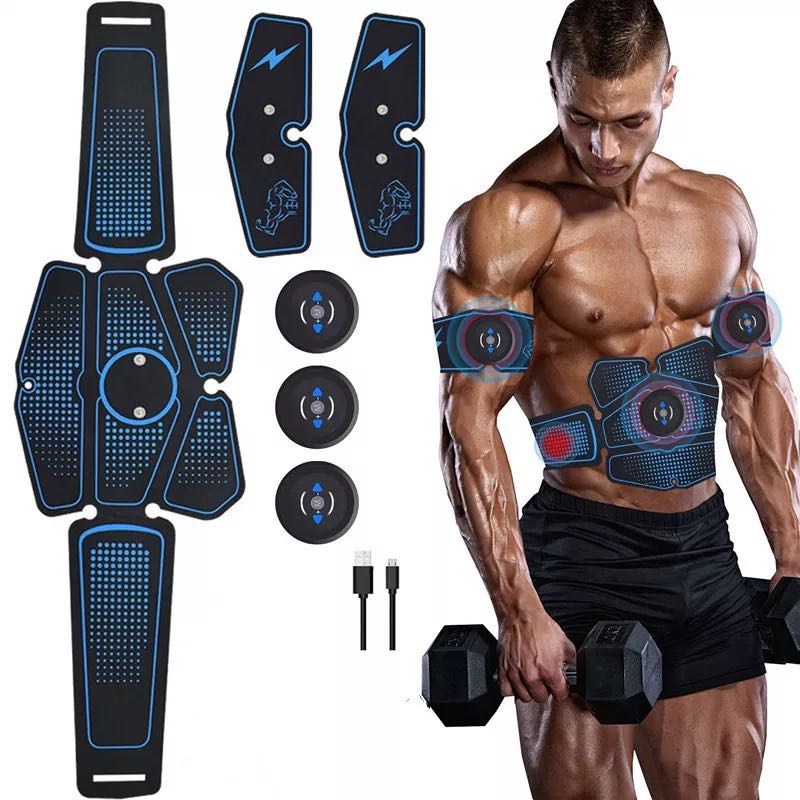 Abdominal muscle training with EMS fitness equipment - Jinoutlet