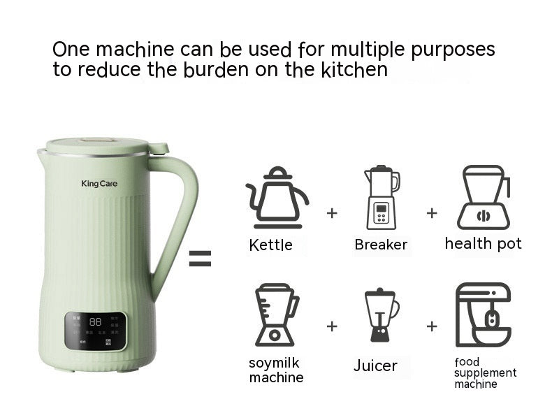 Mini Small Soybean Milk Machine Wall-breaking Model Filter-free Automatic Heating Juice Extractor - Jinoutlet