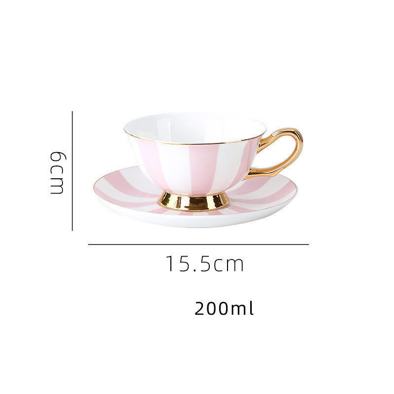 Bone Afternoon Tea Cup Saucer Glass Water Stove Base - Jinoutlet