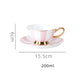 Bone Afternoon Tea Cup Saucer Glass Water Stove Base - Jinoutlet