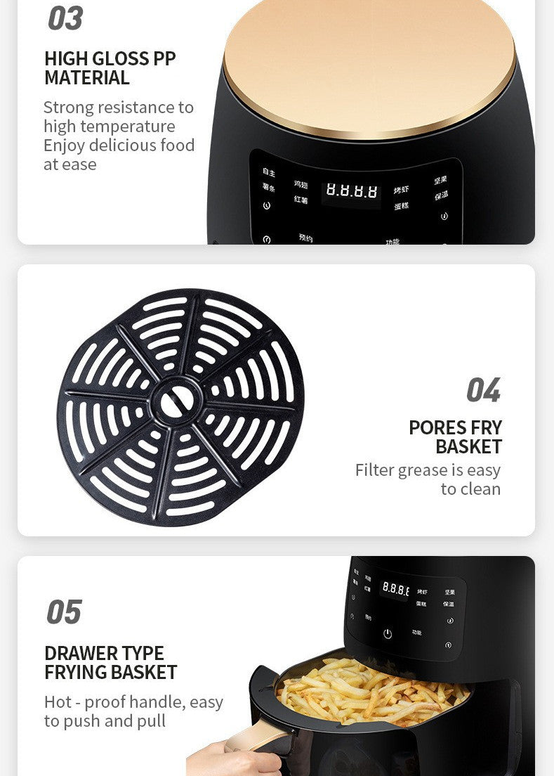 Smart Touch Home Electric Air Fryer - Jinoutlet