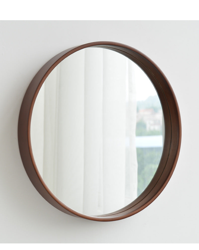 Bathroom Solid Wood Simple Bathroom Mirror - Jinoutlet