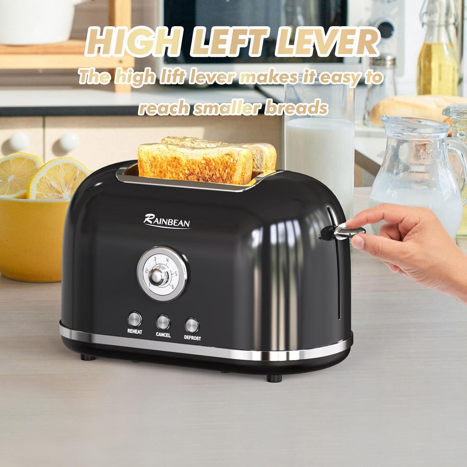 2 Slice Retro Toaster - Jinoutlet